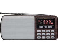 Цифровой радиоприемник Perfeo ЕГЕРЬ FM MP3 коричневый 30011232