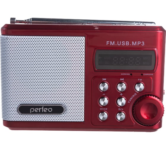 Мини аудио Perfeo Sound Ranger красный 30002172