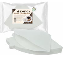Фильтры для кофеварки капельного типа KONOS бумажные отбеленные, 40 шт, бренд KONOS4/40FW