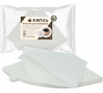 Фильтры для кофеварки капельного типа KONOS бумажные отбеленные, 20 шт, бренд KONOS4/20FW