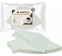 Фильтры для кофеварки капельного типа KONOS бумажные отбеленные, 40 шт, бренд KONOS2/40FW
