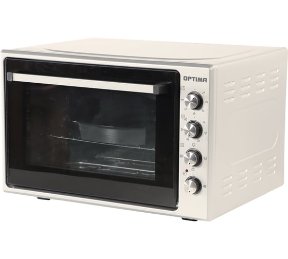 Мини-печь Optima OFС-75W 75л,конвекция,таймер,лампа,2 противня,решетка,белая,1650Вт 1001743 1