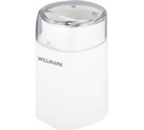 Кофемолка Willmark WCG-215 180Вт, 60г., прозрачная крышка, ротационный нож, Белый 2001373