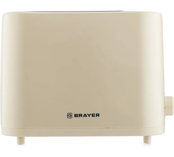 Тостер BRAYER 2106BR 930 Вт, 7 режимов, автодогрев, разморозка, отмена, автоотключение, 2 тоста одновременно BR2106