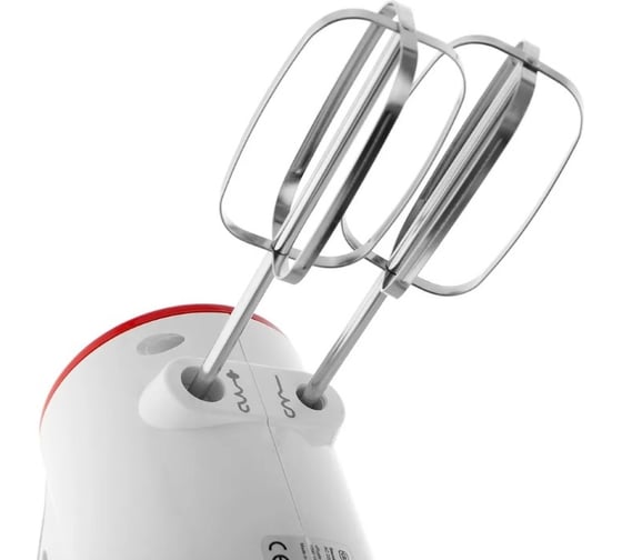 Миксер BRAYER 1307BR 600 Вт, 5 скоростных режимов, турбо, венчики, насадка для взбивания BR1307