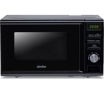 Микроволновая печь SImfer соло 20 литров,1050 Вт, 8 режимов, черный MD2260