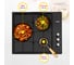 Газовая варочная панель SImfer WOK конфорка, черная H60Q35B022 4