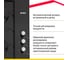 Газовая варочная панель SImfer WOK конфорка, черная H60Q35B022 3