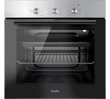 Электрический духовой шкаф SImfer 58 л, 3 режима, верхний и нижний нагрев B6EM14011