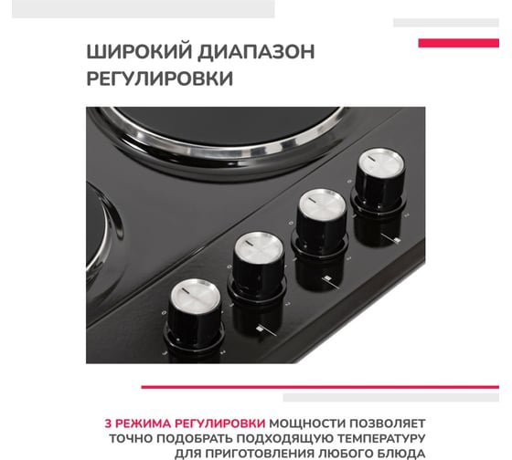 Электрическая варочная панель SImfer черная H60E04B016