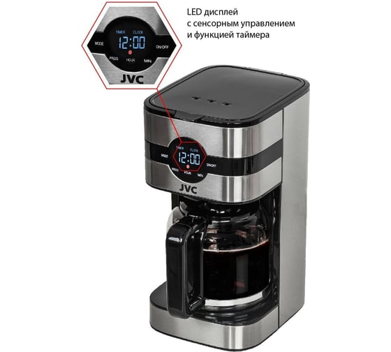 Кофеварка капельная jvc JK-CF28