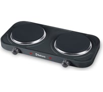 Электроплитка Sakura ПЭ-04В 2000Вт 154/154мм 2конф/диск черный 00000038285