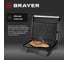 Электрический гриль BRAYER 900 Вт, размер пластин 22.8х14.3 см BR2003 3