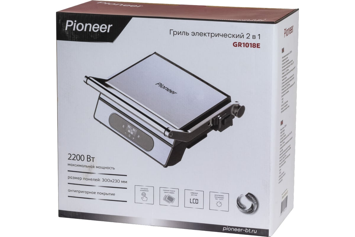 Гриль электрический Pioneer GR1018E