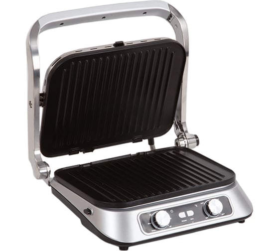 Гриль электрический Pioneer GR1010E silver silk 1