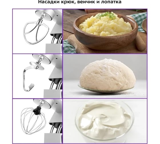 Цельнометаллический планетарный миксер Kitfort серый КТ-3435-2