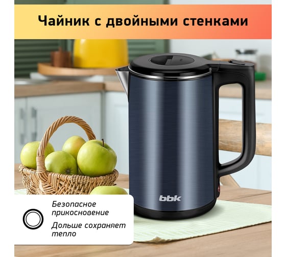 Чайник электрический bbk EK1812 темный океан ЦБ-00002002