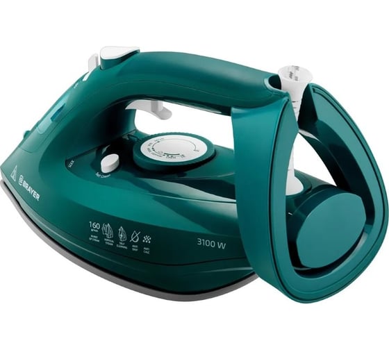 Паровой утюг BRAYER 4013BR 3100 Вт 265 мл 160 г/мин керам.подошва антикап разбрызг самоотчиска BR4013