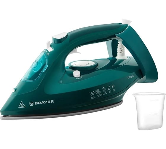 Паровой утюг BRAYER 4013BR 3100 Вт 265 мл 160 г/мин керам.подошва антикап разбрызг самоотчиска BR4013