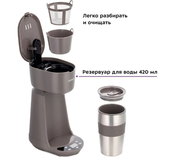 Кофеварка Kitfort КТ-7304
