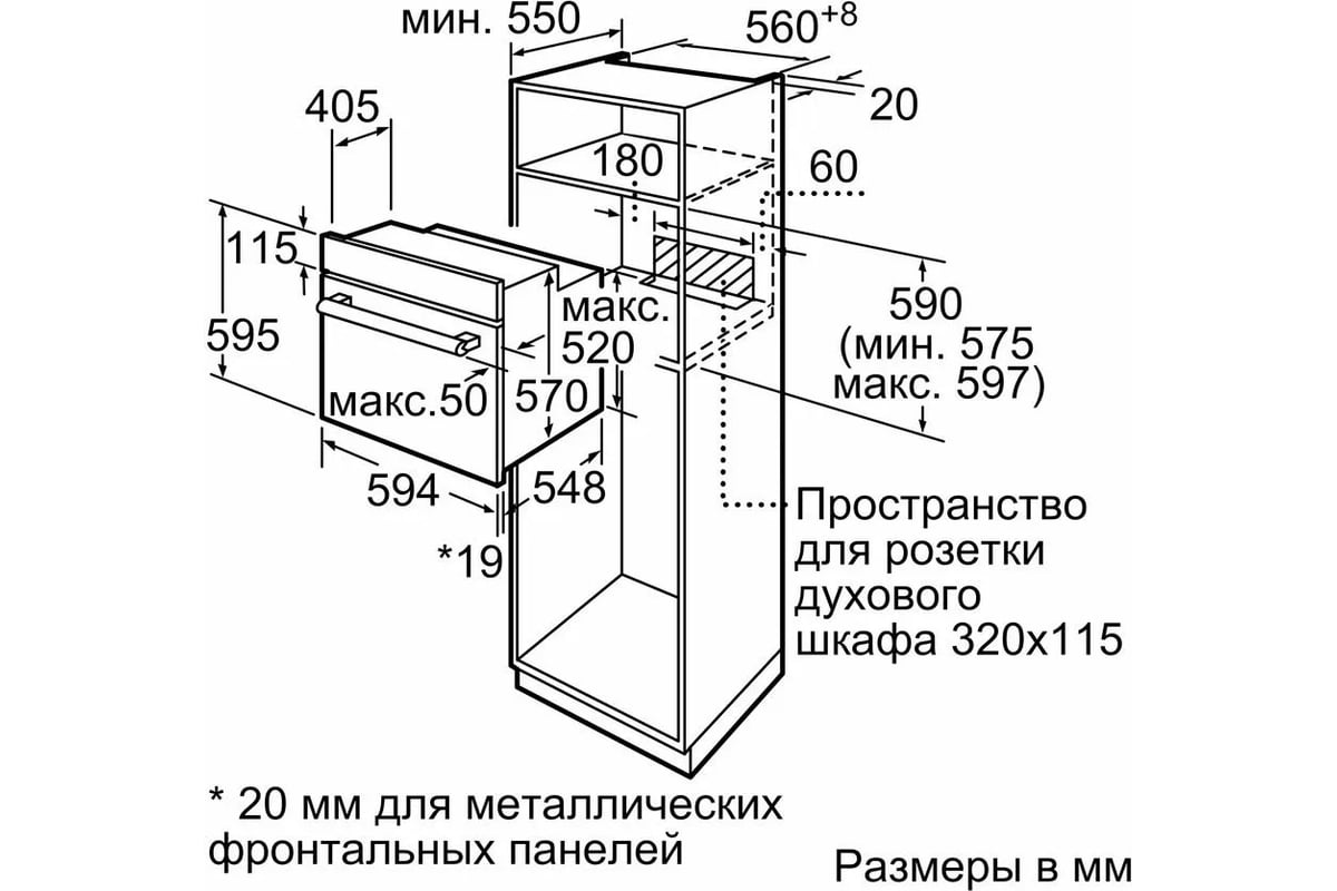 Духовые шкафы BOSCH