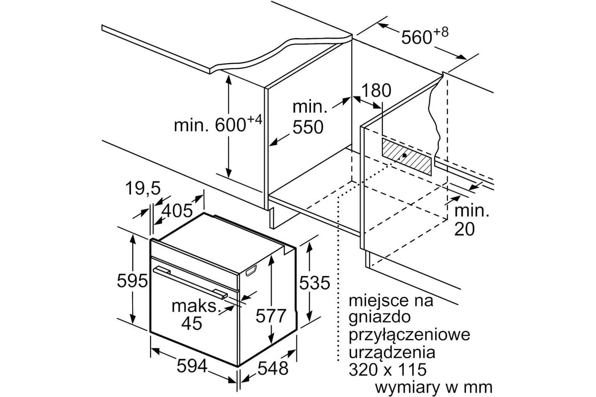 Духовой шкаф Bosch HBG7341B1