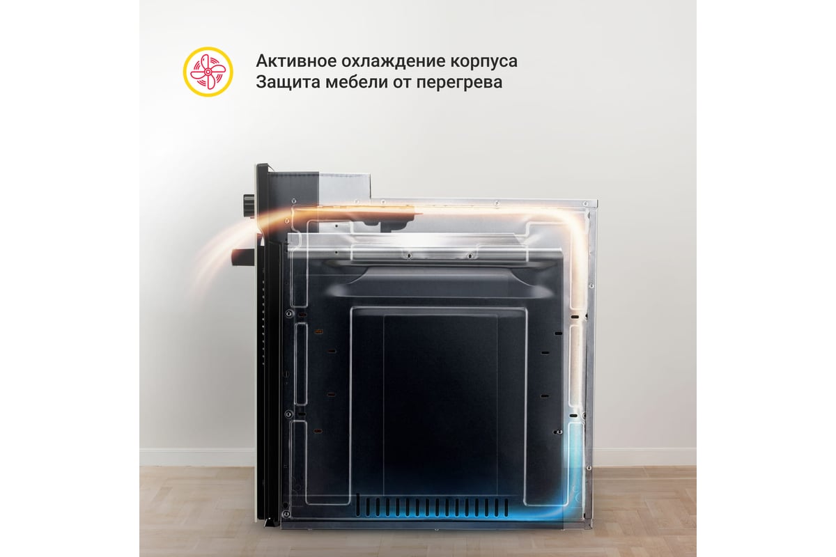 Электрический духовой шкаф SImfer 7 режимов работы, конвекция B6EB56024 ...