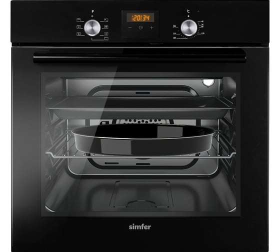 Электрический духовой шкаф SImfer 7 режимов работы, конвекция B6EB56024