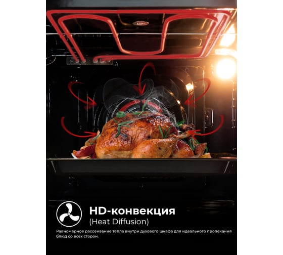 Духовой шкаф LEX EDS 101 BBL CHAO000411