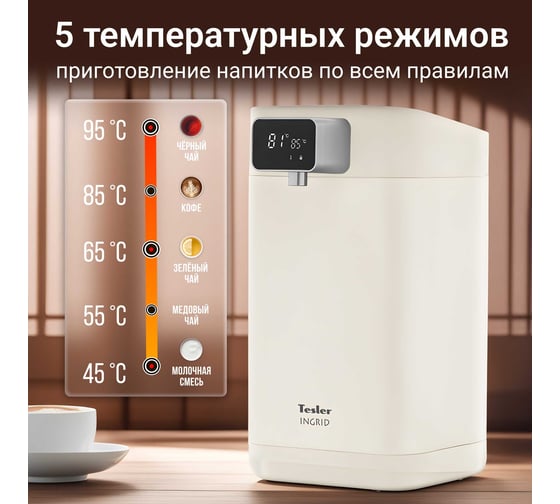 Термопот TESLER TP-5000 BEIGE 00000202775
