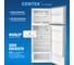 Холодильник Centek NF INOX INVERTER No-Frost 491 л (129 л/362 л), А+ CT-1730 INOX 6