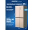 Холодильник Centek NF Beige Glass total 415 л (148 л/267 л), стекло, 4 двери CT-1744 Beige 9