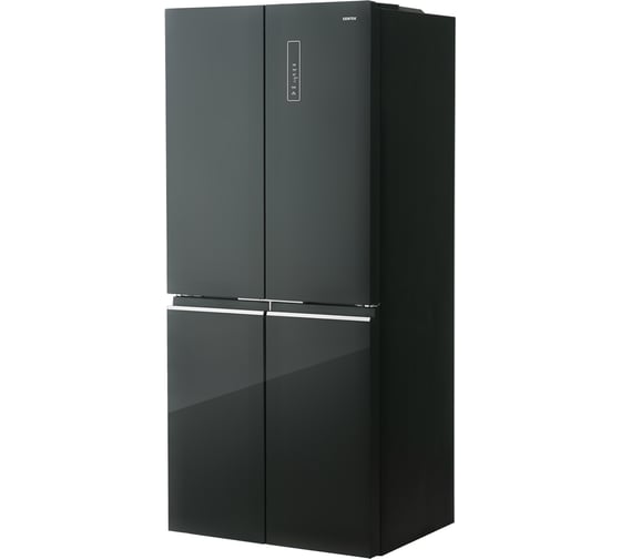 Холодильник Centek NF Black Glass total 415 л (148 л/267 л), стекло, 4 двери CT-1744 Black