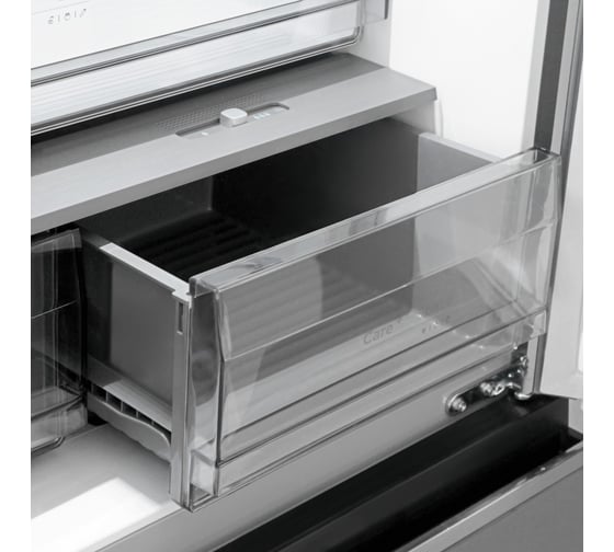 Холодильник Centek NF Gray Glass total 415 л (148 л/267 л), стекло, 4 двери CT-1744 Gray