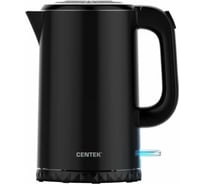 Чайник Centek Black металл, 1.7л CT-0020 Black