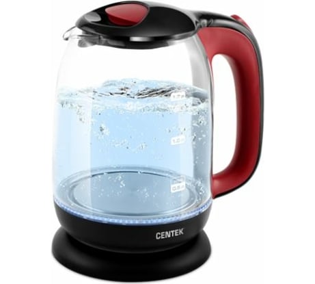 Чайник Centek Vancouver стекло, 1.8л CT-0034 Black