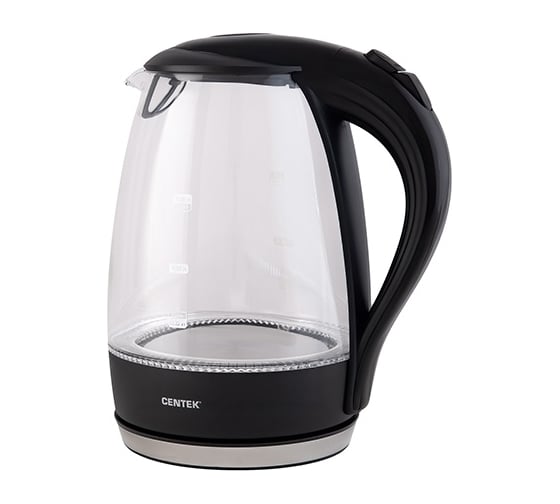 Стеклянный чайник Centek 1.8л CT-0042 Black