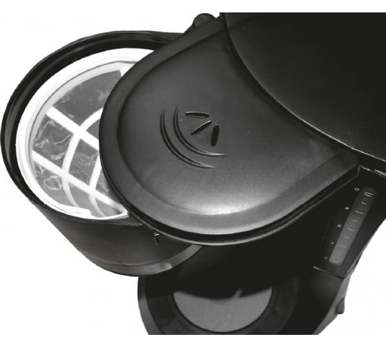 Кофеварка Centek Black, капельная, 680Вт, 1200мл, капля стоп, съёмный фильтр, подогрев CT-1141 Black
