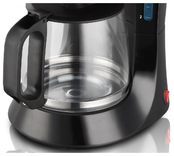 Кофеварка Centek Black, капельная, 680Вт, 1200мл, капля стоп, съёмный фильтр, подогрев CT-1141 Black