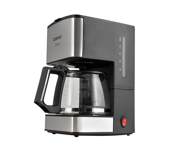 Капельная кофеварка Centek 680Вт, 800мл, капля стоп, съёмный фильтр, подогрев CT-1144