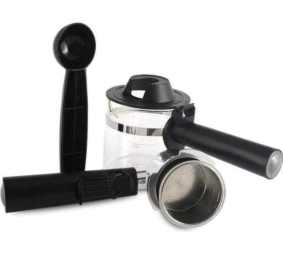 Кофеварка Centek Steel/Black эспрессо, капучинатор, 800Вт, 240мл, 3.5 Бар CT-1160
