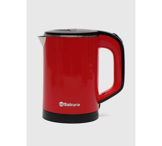 Чайник электрический Sakura SA-2158BR 0.6 л, красный/черный РТ-00060538