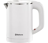 Чайник электрический Sakura SA-2158W 0.6 л, белый РТ-00060541