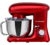 Миксер планетарный STARWIND SPM7165 1600 Вт, красный 1611031