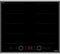 Индукционная варочная панель Korting HIB 68700 B Quadro 00000017977