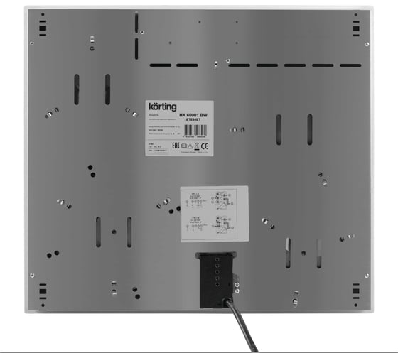 Электрическая варочная панель Korting HK 60001 BW 00000007517
