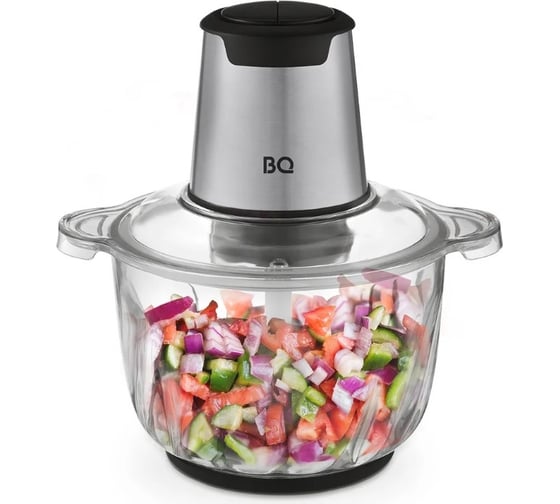 Измельчитель BQ CH1008 черный-стальной 86192486