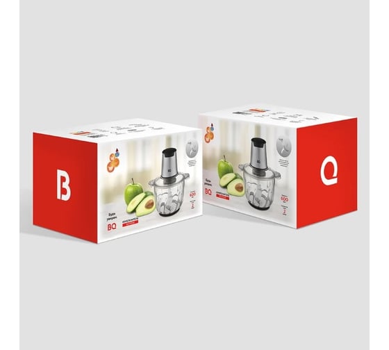 Измельчитель BQ CH1008 черный-стальной 86192486