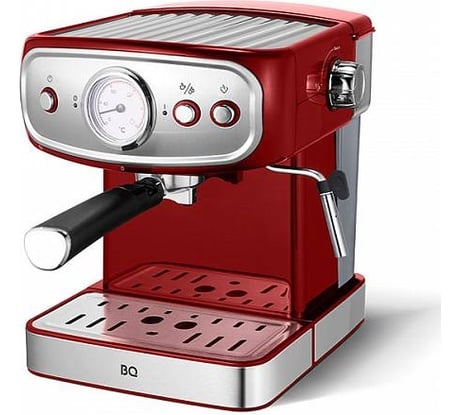 Кофеварка BQ эспрессо CM1006 красный-стальной 86198405
