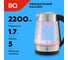 Чайник BQ KT1700G черный-сталь 86196959 3